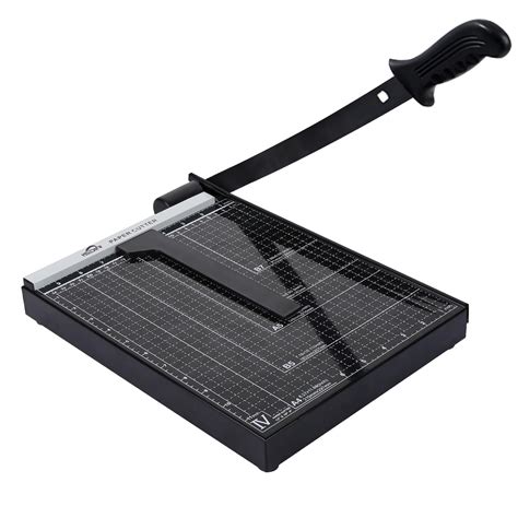 ISDIR Paper Cutter Guillotine, 12 Inch Paper Cutting Board, 12 Sheets ...
