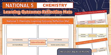 * NEW * National 5 Chemistry Reflection Mats