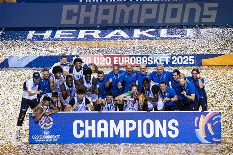 Italia Campione d'Europa Under 20!! Battuta la Lituania 83-66. Ferrari ...