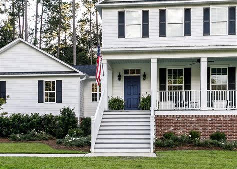 Top 8 Front Door Colors for White Houses | Fixr