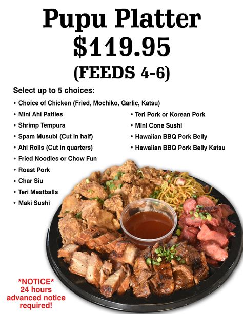 Hawaiian Pupu Platter