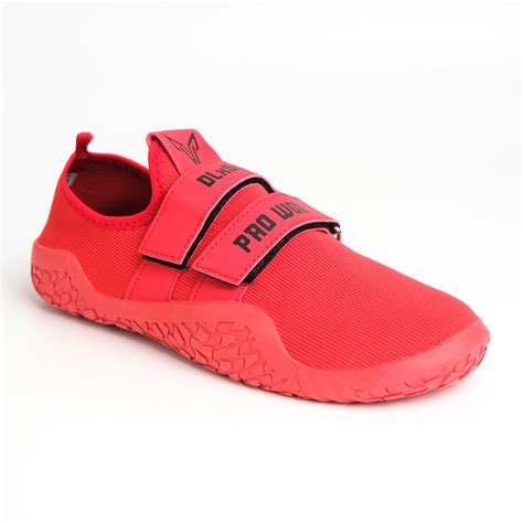 DLx500 Deadlift Barefoot Shoes - Red | PRO WOLF