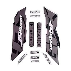 Motorcycle Bike Wrep Stickers and Decals kit Sticker for Gixxer SF ...