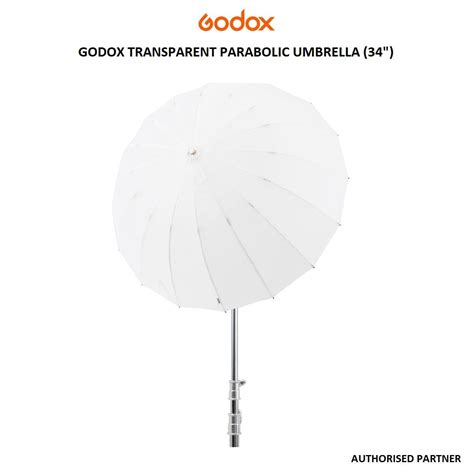 Godox Transparent Parabolic Umbrella (34") | Future Forward