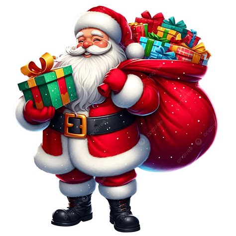 Santa Claus On Transparent Background, Santa Claus, Christmas, Merry ...