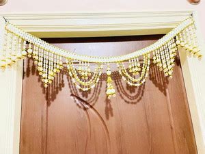 Sgr Handicrafts Traditional Multi Zula Pearl Plastic Bandarwal/Toran ...