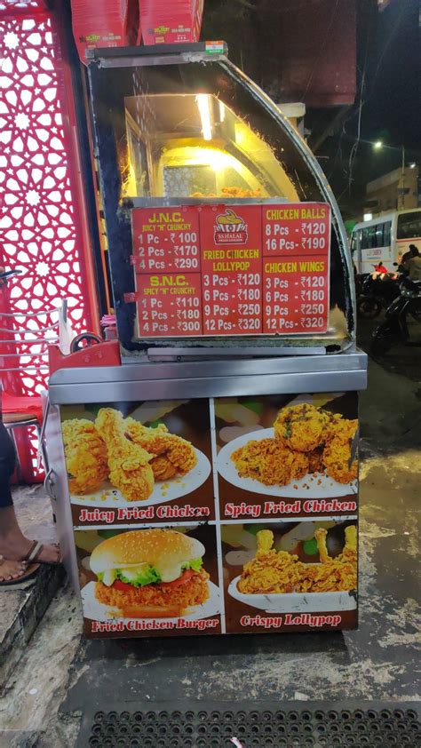 Menu at SS Hyderabad Biryani MH Road, Chennai