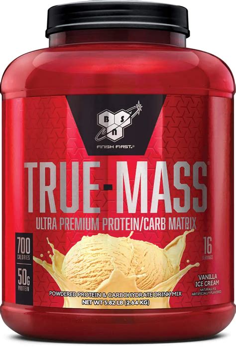 BSN TRUE-MASS 5.82 LBS VANILLA ICE CREAM - India's Leading Genuine ...