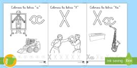 Hoja de colorear: La letra y (teacher made)