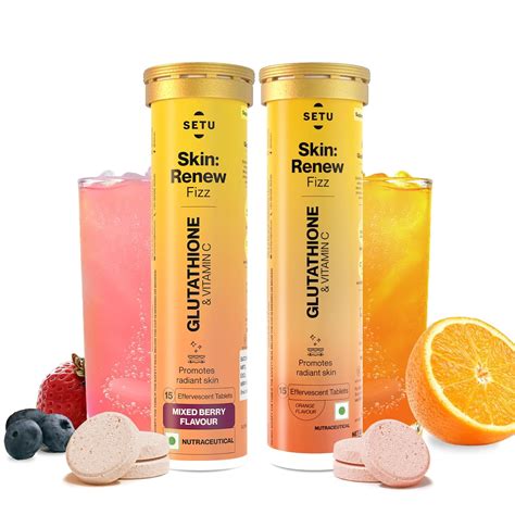 Setu Skin Renew Glutathione Tablets For Glowing Skin | L-Glutathione ...
