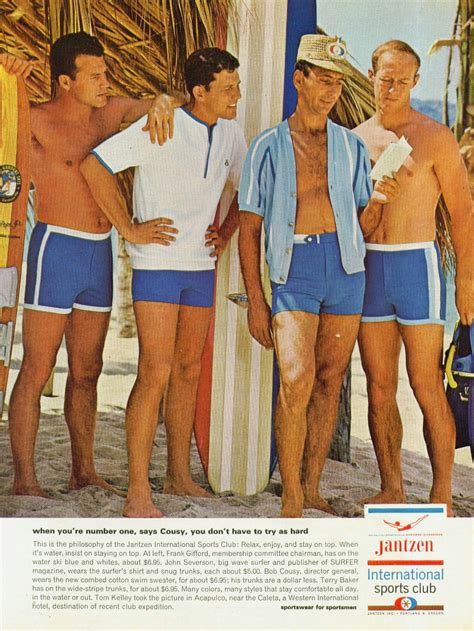 Jantzen 1965 | 70s fashion men, Beach wear men, Vintage swimsuits