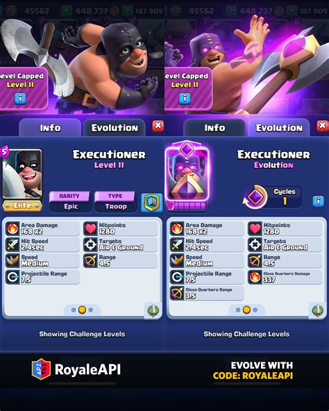 Executioner Evolution - April 2025 (Season 70) - Clash Royale News Blog ...