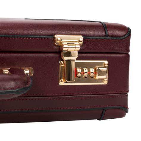 Leather Expandable Attaché Briefcase for Men - 4.5" Top Grain Leather ...