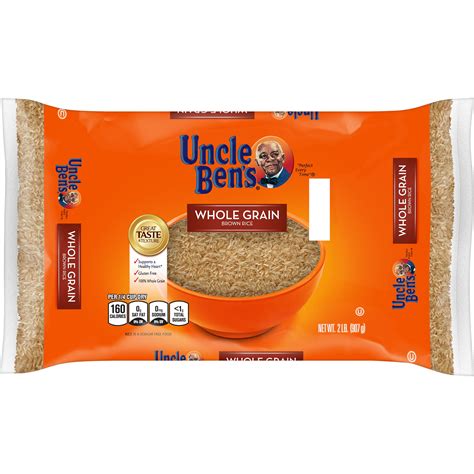 Uncle Ben's 100% Whole Grain Brown Rice, Low Fat, High Fiber, Gluten ...