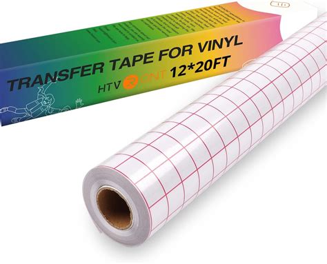 Amazon.com: 40FT Transfer Tape for Vinyl - Clear Vinyl Transfer Paper ...