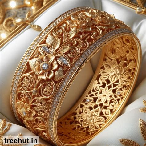 Filigree Gold Bangle Design Ideas, Jewelry Design Ideas