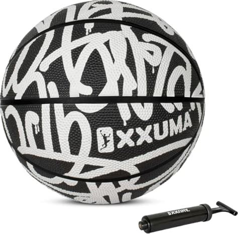 Buy XXUMA Rubber Grafiti Basketball with Free Pump (White) Online at ...