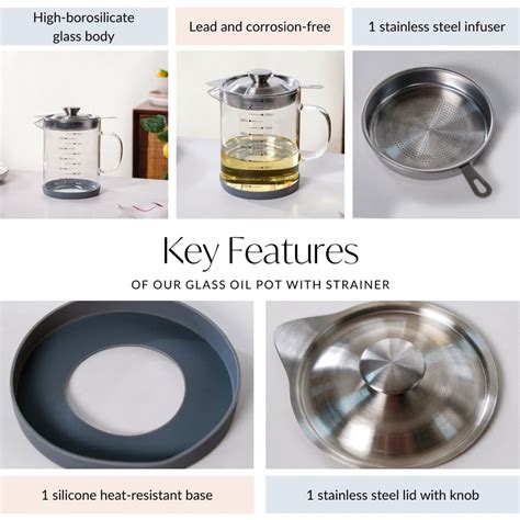 Glass Tea Pot With Infuser 1500ml Online - Premium Kettle | Nestasia