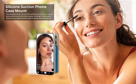 Double Sided Silicone Suction Phone Holder Mount, Silicon Accessory for ...