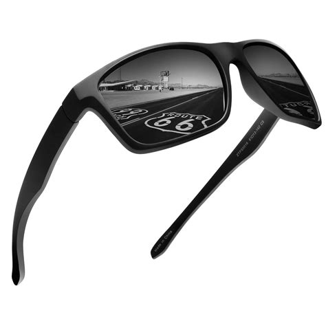 JIM HALO Men's Sport Polarization Sunglasses Grey Frame Grey Lens ...