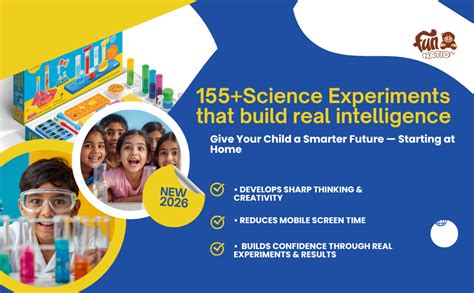 Buy Fun Nation Science Experiment Kit for Kids, 155+ Experiments STEM ...