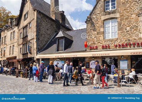 Dinan in Brittany, NorthWest France Editorial Photography - Image of ...