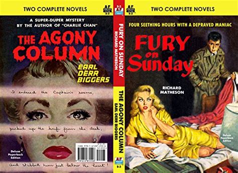 Fury on Sunday & The Agony Column (Armchair Mystery-Crime Double Novels ...