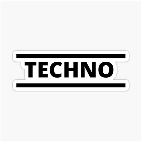 Techno 4K Sticker 的图像结果