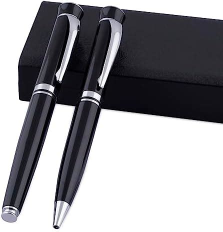amazon basics Ballpoint Pen with Case for Office, School, Daily Use and ...