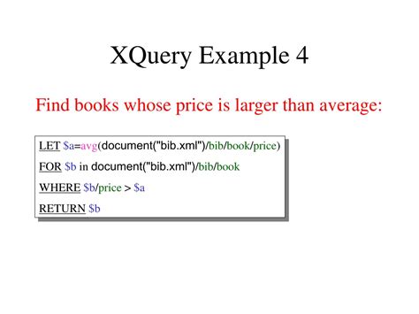XQuery Examples 的图像结果