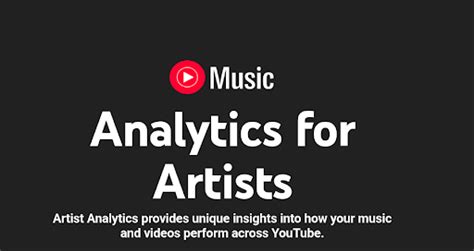 YouTube for Artists - Resources - YouTube Analytics for Artists