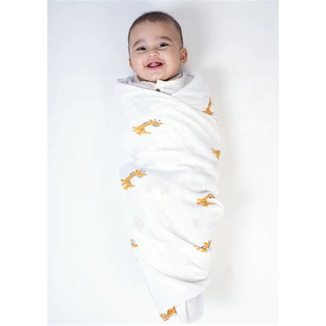 Muslin Swaddle- Giraffe