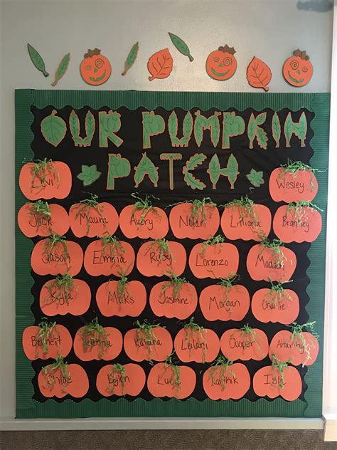 Our Pumpkin Patch - made this for my preschool with my cricuit 🎃 ...