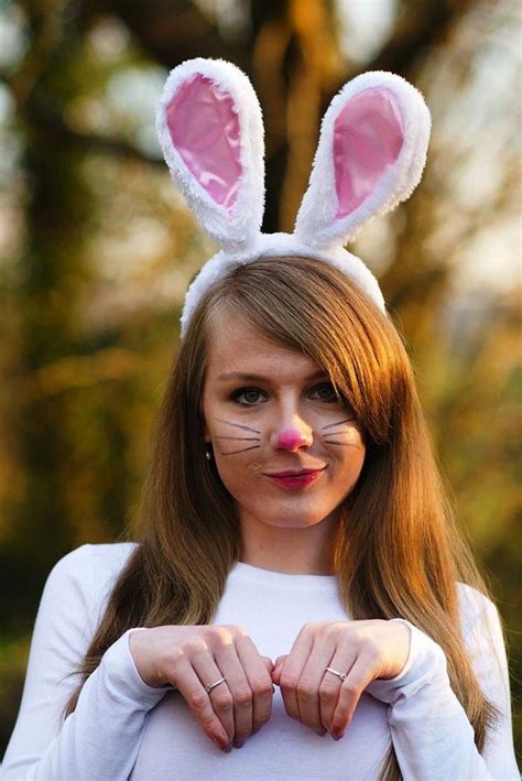 bunny costume women makeup