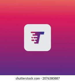 Motion Speed Line Letter T App Stock Vector (Royalty Free) 2076380887 ...