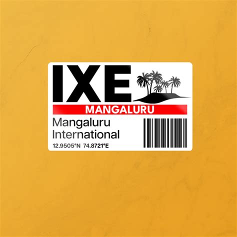 MANGALORE AIRPORT- STICKER | Iruve