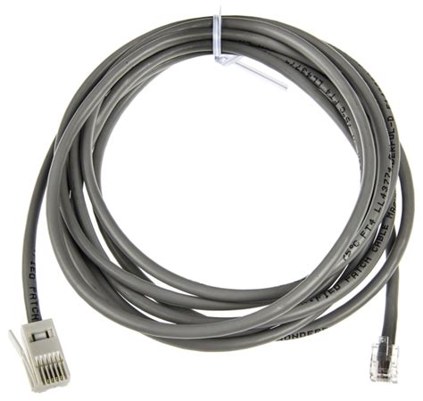RS PRO | RS PRO Female RJ11 to Male BT Telephone Extension Cable, Grey ...
