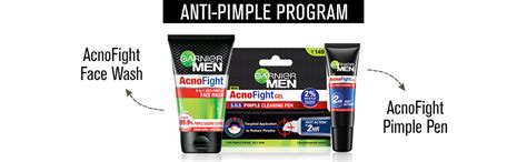 Buy Garnier Men Acno Fight Anti-Pimple Face Wash 50 gm | 19 Minutes ...