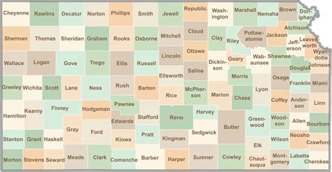 Douglas County Map, Kansas - US County Maps