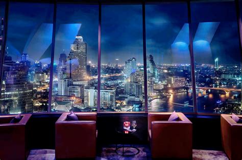 Three Sixty Lounge Bangkok - Rooftop Bar at Millennium Hilton Bangkok ...