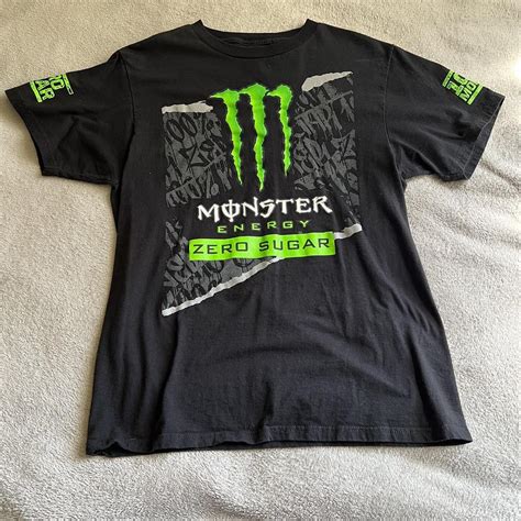 sugar free monster energy shirt. Size M. Shipping... - Depop