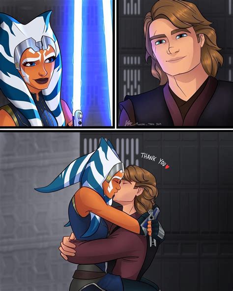 Ahsoka Tano Kissing Anakin Skywalker at Mia Fortune blog