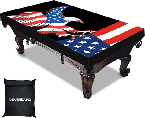 Amazon.com : NEVERLAND Pool Table Cover 8ft - Waterproof & Dustproof ...