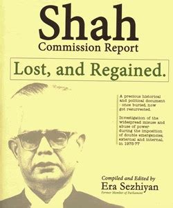 Shah Commission Report: Lost and Regained Era Sezhiyan Edition: Buy ...
