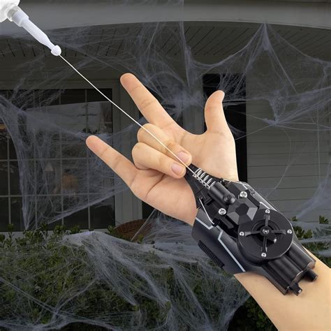 Buy Spider Web Shooters for Kids 9.4ft Real Rope Launcher Can Grab ...