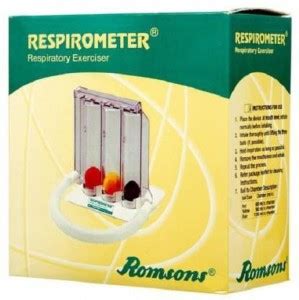 romson Spirometer/ Respirometer/ 3-Ball Exerciser/ Lung Exerciser ...