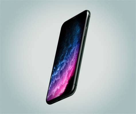 Floating iPhone 11 Pro PSD Mockup | Free Mockup World
