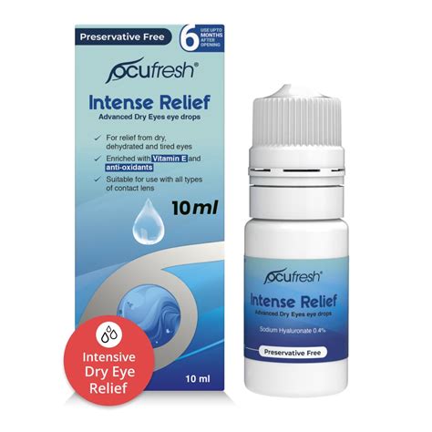 Buy Ocufresh Eye Drops for Dry & Itchy Eyes with 0.4% Sodium ...