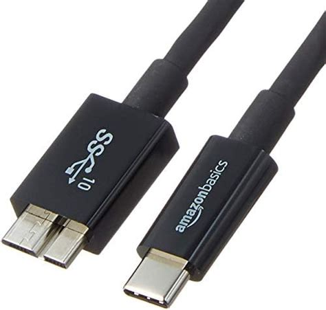 AmazonBasics USB Type-C to Micro-B 3.1 Gen2 Cable for Tablet, Personal ...