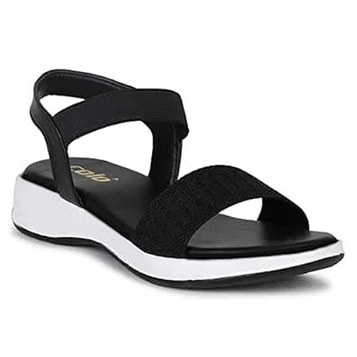 Buy Colo Flat Sandal,Slipper For Women's And Girl's C-2 Black Size 36 ...